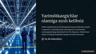 yarim õtkazgichlar — PDF