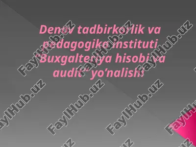 boshqaruv qarorlarini qabul qilish — PPTX