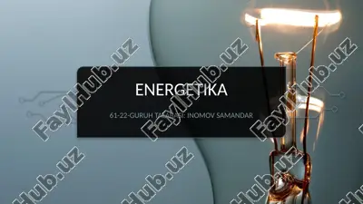 energetika — PPTX