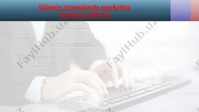 ijtimoiy tarmoqlarda marketing trendlari — PPTX