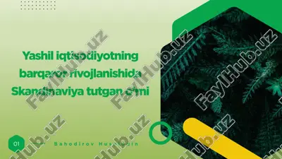 shamol, quyosh va gidroenergiya loyihalari — PPTX