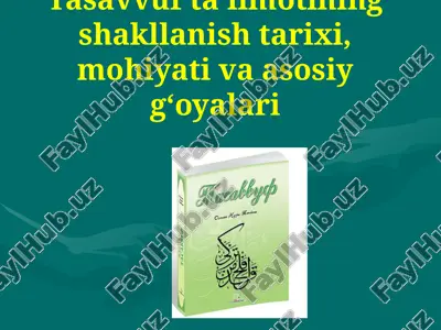 tasavvuf ta'limoti — PPTX