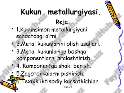 kukunmetallurgiyasi — PPTX