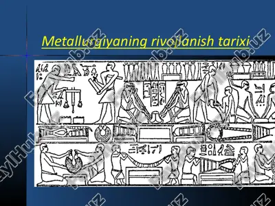 metallurgiyaning rivojlanishi tarixi — PPTX