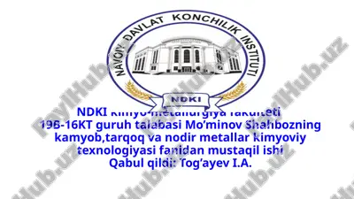 oltin va kumushning kimyoviy xossalari — PPTX