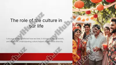 the role of the culture in our life — PPTX