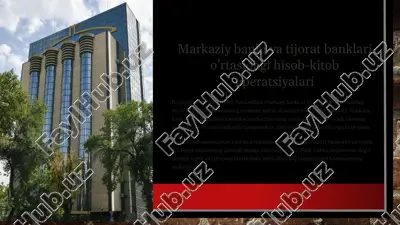markaziybanki va tijorat banklari o'rtasidagi hisob-kitob operatsiyalari — PPTX