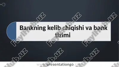 bank — PPTX