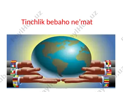 tinchlik bebahone'mat — PPTX