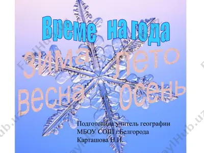 vremya goda — PPTX