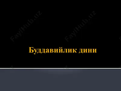 buddaviylik — PPTX
