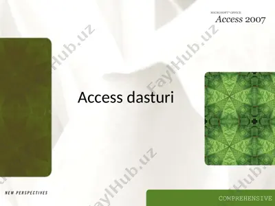 access dasturi — PPTX