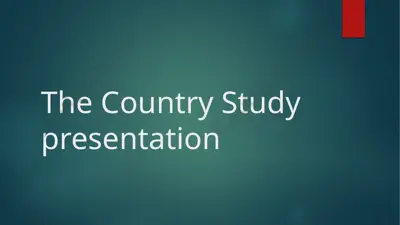 the country study presentation — PPTX