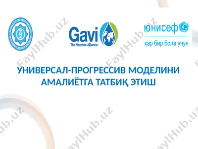 universal-progressiv model bo'yicha tibbiy xizmat ko'rsatish — PPTX