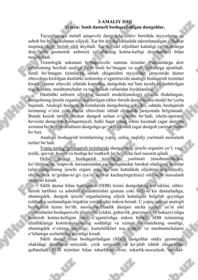 sonli dasturli boshqariladigan dastgohlar — DOCX