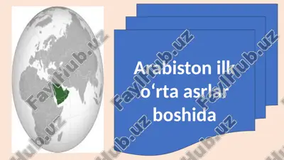 arabiston tarixi — PPTX