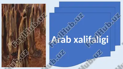arab xalifaligi — PPTX