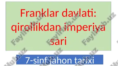 franklar davlati — PPTX