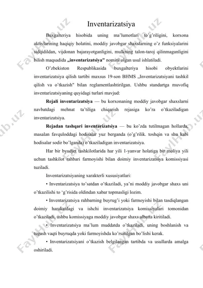 inventarizatsiya — DOCX