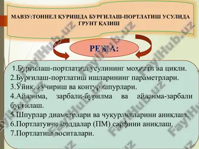 burg'ilash-porlatish uslubi — PPTX