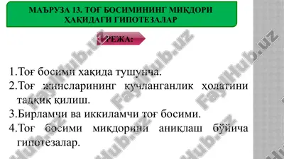 to'g bosimining miqdori — PPTX
