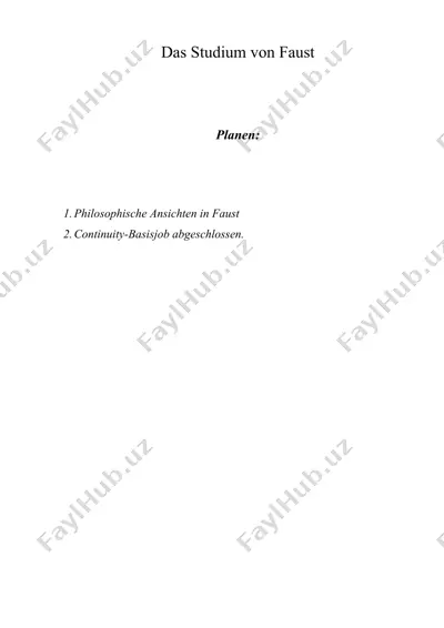 das studium von faust — DOC