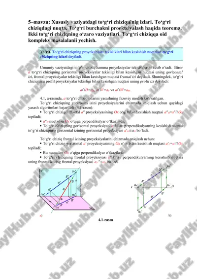 proyeksiyalash — DOCX