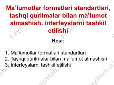 ma’lumotlar formatlari standartlari — PPTX