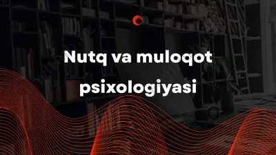 nutq va muloqot psixologiyasi — PPTX