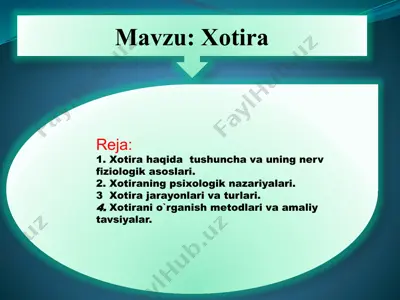 xotira — PPTX