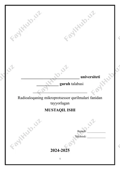 fazaviy komparatorlar — DOCX