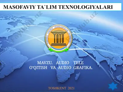 audiotele o'qitish va audio grafika — PPTX