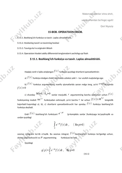 matematika fanlar ichra shoh — DOCX