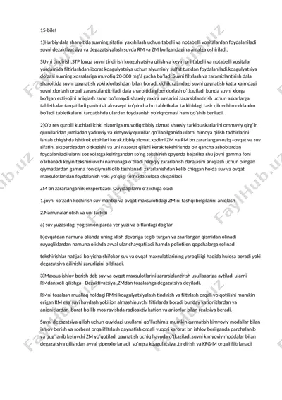 suv dezaktivatsiyalash va tabelliyot qilish vositalari — DOCX