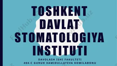 itsenko-kushinga kasalligi va sindromi — PPTX