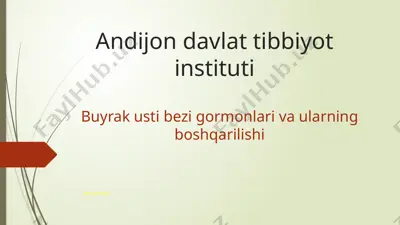 buyrak ustibezlari — PPTX