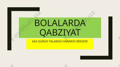 qabziyat — PPTX