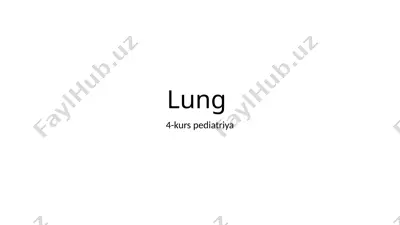 lung — PPTX