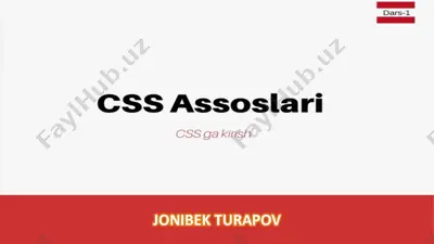 css assoslari — PPT