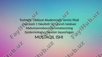 covid-19 va oits muammolari — PPTX