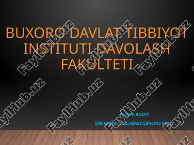 klinik audit — PPTX