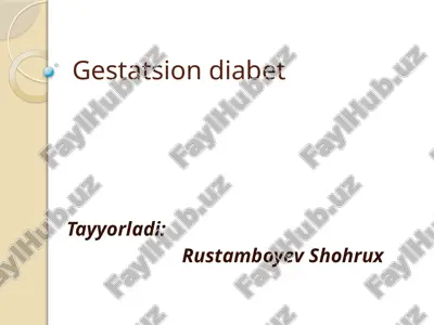 gestatsiondiabet — PPTX