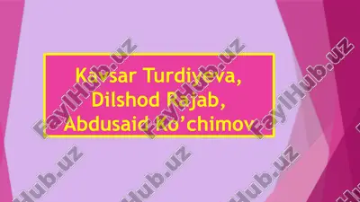 kavsar turdiyeva — PPTX