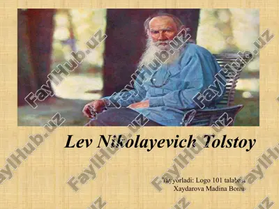 lev nikolayevich tolstoy — PPTX