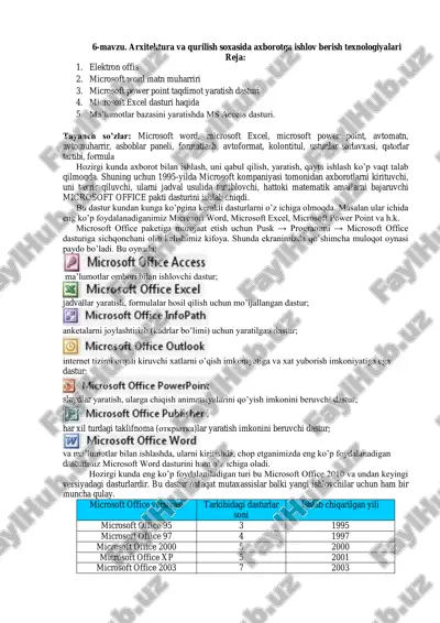 microsoft office paketi — PDF