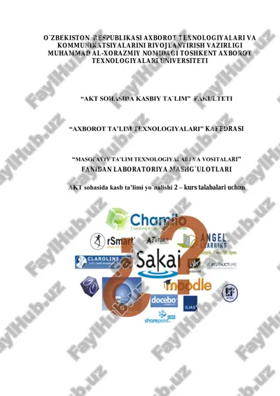 tatuning masofaviy ta’lim platformasini o`rganish — PDF