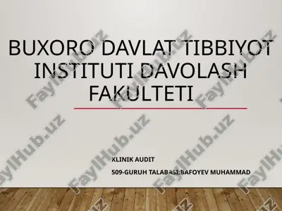 klinik audit — PPTX