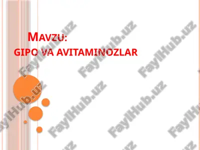 vitaminlar — PPTX
