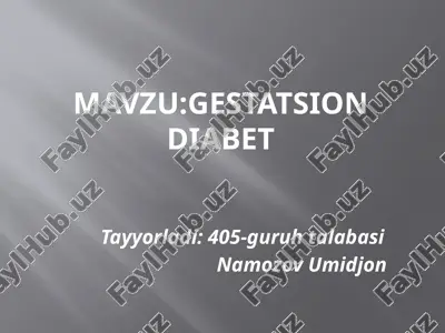 gestatsiondiabet — PPTX