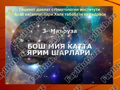 bosh miya katta yarim sharlari — PPT
